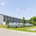 Patio of a 3 Bedroom Unit in the Saddle Rock Way, a high-end townhouse community by Socha Companies in Manchester NH